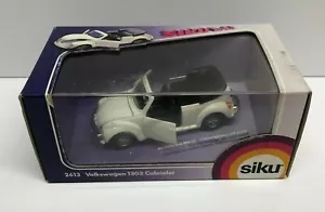 selten gesehen SIKU 1:43 Maßstab VW Volkswagen Cabriolet #1303 Druckguss - Bild 1 von 6