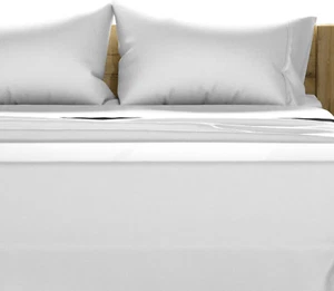 100% Egyptian Cotton Sheets Full Size - 1200 Thread Count 4 PC Full Sheet Set Eg - Picture 1 of 9