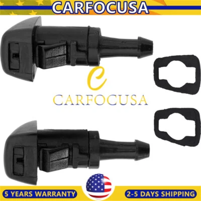 2pcs Windshield Washer Nozzle For 2008-2016 Jeep Compass Patriot - Imagem 1 de 4