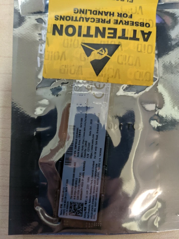 Lite-On CV8-8E128-11, 128GB M.2 SSD, Dell P/N: 059X3V, 59X3V - Image 1 of 2