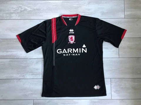 MIDDLESBROUGH 2007 2008 BLACK FOOTBALL SOCCER SHIRT JERSEY ERREA VINTAGE MENS XL Cover