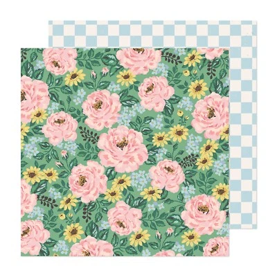 AMERICAN CRAFTS Maggie Holmes Woodland Grove Double-Sided Cardstock 12"X12"-Bold Beaut - 25 Pack