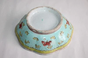 Alte Schale Porzellanteller aus chinesischem Folkloreofen, Qing? - Bild 1 von 13