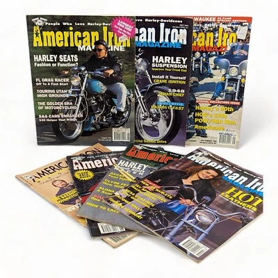 American Iron Magazine Australia Issues 1993 Harley Davidson Biker Live to Ride - Image 1 of 4