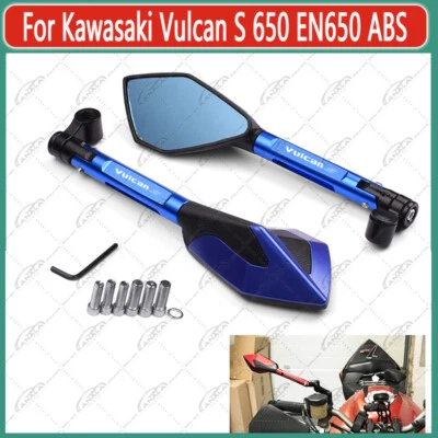 For Kawasaki Vulcan S 650 EN650 ABS Motorcycle Accessories Side Rearview Mirrors - Image 1 of 4
