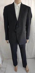Saks Fifth Avenue Men's Charcoal Suit Size 44R - Picture 1 of 10