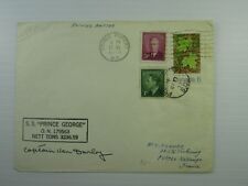 1973 Canada Signed Prince Rupert to France steamship cancel Ludlow #S-255 F-VF