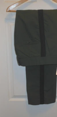 U.S. Army M. Police Dress Pants Unisex Army Green Black Stripe  assorted sizes - Image 1 of 4