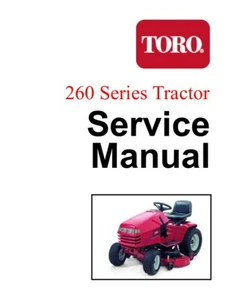 Toro 260 264 265 267 268 269 270 Tractor Service Manual | CD - Picture 1 of 10