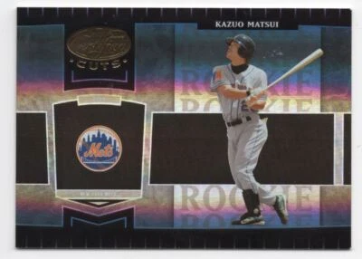 2004 LEAF CERTIFIED CUTS KAZUO MATSUI /599 - Image 1 of 2
