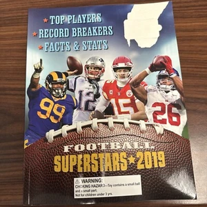 Football Superstars 2019 - NFL - Softcover Book with Color Photos - Picture 1 of 2