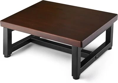 Wooden Step Stool – Heavy Duty One Step Stool for Adults, Supports Up to 500 lbs - Image 1 of 4