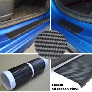 Barre di ingresso per Citroen C4 Grand Picasso 2013 - Pellicola Carbonio Protezione Vinile - Foto 1 di 11