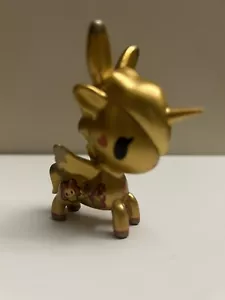 Tokidoki Unicorno Metallico Calendario Lunare Anno del Cacciatore di Conigli Figura Oro - Foto 1 di 5