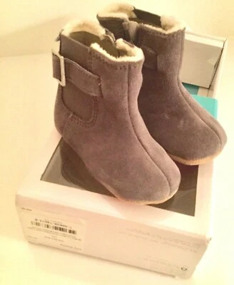 Nuevas Botas Robeez Mini Shoez Gris Glen Talla 2, 3-6 meses Foto 1 de 4