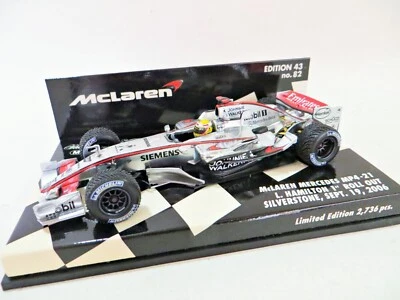 MINICHAMPS 'McLAREN MP4-21. HAMILTON 1st ROLL-OUT SILVERSTONE 2007' 1:43 BOXED - Image 1 of 4