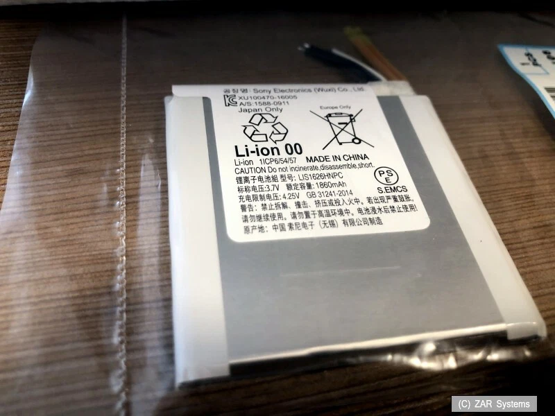 Batería Original Sony 185358811 Battery Pack para Network Walkman NW-WM1Z, NUEVO - Imagen 1 de 1