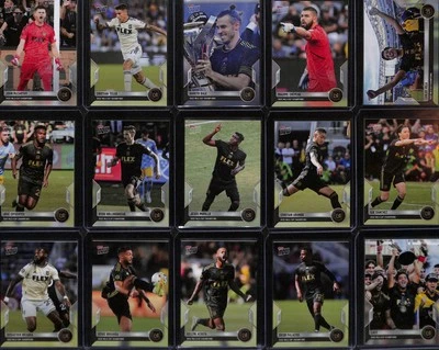 2022 TOPPS NOW MLS CUP CHAMPIONS FULL SET - PRINT RUN 688 - LAFC TEAM CHAMPS - Image 1 of 2