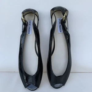 Ballerine Steve Madden nere in pelle verniciata 9,5 - Foto 1 di 10