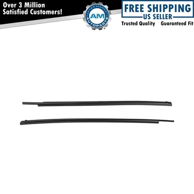 Rear Outer Door Belt Molding Pair LH & RH Set for Toyota Tundra Crew Cab - Image 1 of 4