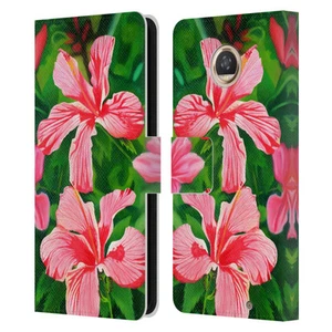 OFFICIAL GRAEME STEVENSON ASSORTED DESIGNS LEATHER BOOK CASE FOR MOTOROLA PHONES - Picture 1 of 22