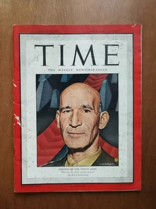 Time Magazine February 19 1945 General William Hood Simpson No Label Newsstand - Picture 1 of 1