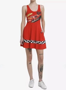Hot Topic Disney Pixar Cars Lightning McQueen sportliches Kleid Größe Small - Bild 1 von 11