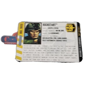 2010 GI JOE POC KICKSTART V1 FILECARD ACCESSORY - Picture 1 of 1