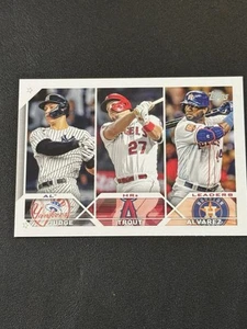 2023 Topps #246 American League Home Runs Leaders Aaron Judge/Mike Trout/Yordan - Bild 1 von 2
