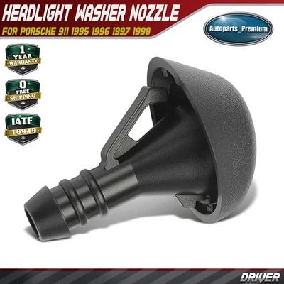Pulverizador de boquilla limpiadora de faros laterales izquierdos Jet para Porsche 911 1995-1998 Foto 1 de 4