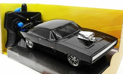 Jada 1/24 Scale Radio Control Car 2.4GHz RC 97044 - Dom's Dodge Charger R/T - Image 1 of 3