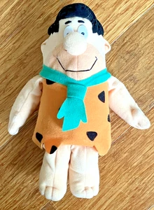 Vintage 9” The Flintstones Fred Flintstone Plush Doll Hanna Barbera - Picture 1 of 4