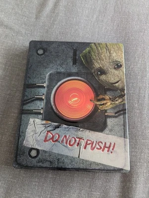 Guardians Of The Galaxy Vol 2 Zavvi Exclusive 2D & 3D Blu Ray Steelbook OOP Rare - Image 1 of 3