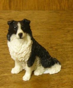 Castagna Mini Dog Figurines #362N BOARDER COLLIE, Made in Italy, NEW/Box - Picture 1 of 2