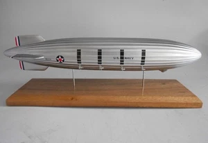 Avión ZRS-5 USS Macon Zeppelin EE. UU. ZRS-5 horno de caoba modelo de madera grande nuevo - Imagen 1 de 1