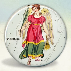 Constellation of Virgo Zodiac Sign Pocket Mirror - Bild 1 von 3