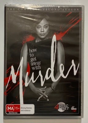 How To Get Away With Murder DVD Season 2 Region 4 PAL TV Show Brand New - Image 1 of 3