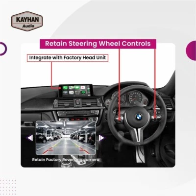 Módulo automático inalámbrico Apple CarPlay y Android para BMW M4 2017-2020 Foto 1 de 3