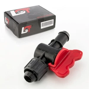 Absperrhahn Kugelhahn PE-Rohr Schlauch für Tropfanlage Gartenbewässerung 16x16mm - Bild 1 von 6