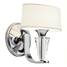 Kichler 42028 Modern 1 Light Up Lighting Wall Sconce - Chrome