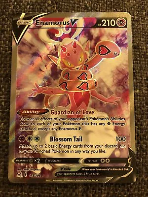 Enamorus V 178/196 Lost Origin Ultra Rare Full Art Pokemon Card - Pack Fresh - Image 1 of 2