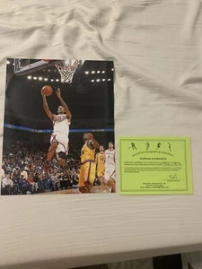 Houston Rockets NBA Trevor Ariza Signed 8x10 COA - Picture 1 of 3