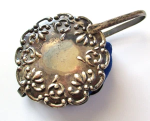 Vintage REO 925 Sterling Silver Engraved Chatelaine Pin Wheel - Picture 1 of 12