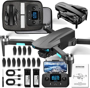 GPS Drones with Camera for Adults 4K, 50 Mins Flight Time, under 249G, 3800Ft FP - Picture 1 of 12
