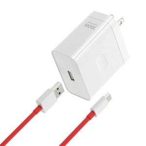 100W for Oneplus 13 12 12R 11 Charger, Supervooc 80W Warp Charger 65W 30W for... - Picture 1 of 8
