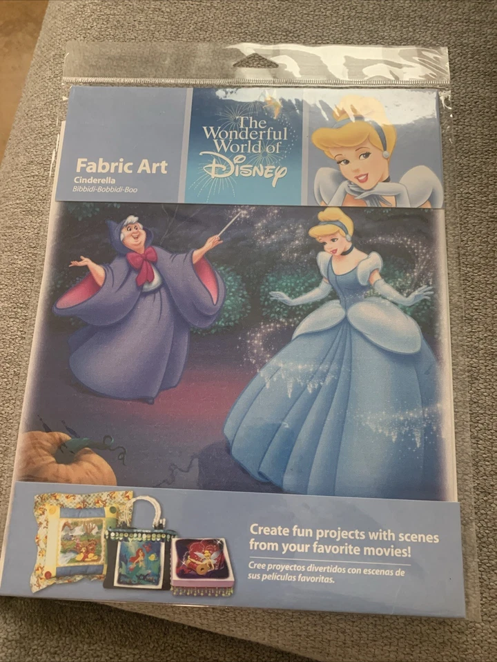 Disney Cinderella: Bibbidi-Bobbidi-Boo Fabric Art (100% Cotton) (2006, Springs) - Image 1 of 1