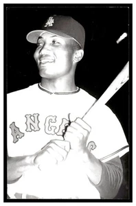 Leon Wagner California Angels Vintage Baseball Postcard RD11 - Picture 1 of 2