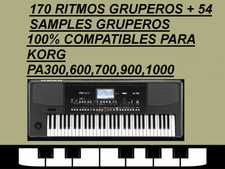 170 Ritmos Gruperos + 54 Samples, Korg Pa300, Pa600, Pa700, Pa900, Pa1000, Pa4X