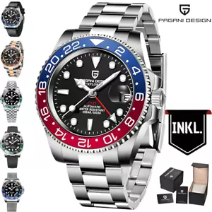 Herren Uhr Luxus Mechanische Uhr Saphir Automatische Uhren herren Armbanduhr - Bild 1 von 28