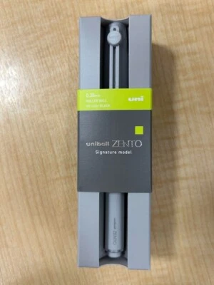 Lápiz Mitsubishi uniball ZENTO modelo firma plata 0,38 mm NUEVO Japón Foto 1 de 2